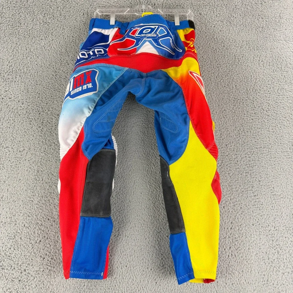 Vintage ONeal Hardwear Motocross Pants Mens 30 Multicolor MX Racing‎ Gear